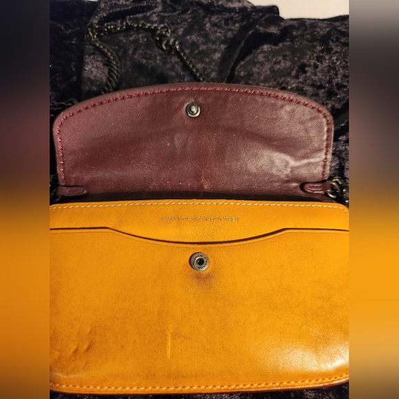Coach 1941 Mustard Crossbody Bag with Chain Strap - Picture 8 of 14